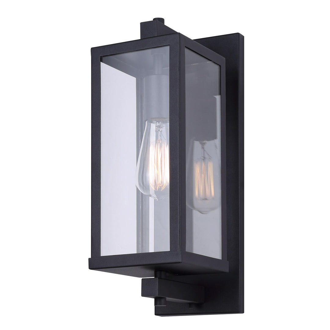 Outdoor Lantern In Black Finish by Canarm