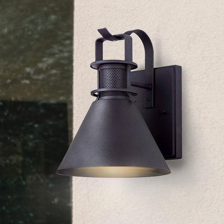 Outdoor Lantern In Black Finish