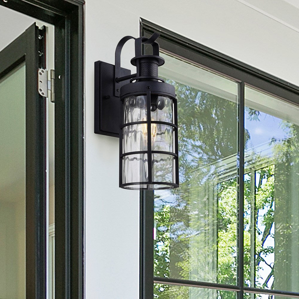 Outdoor Lantern In Black Finish