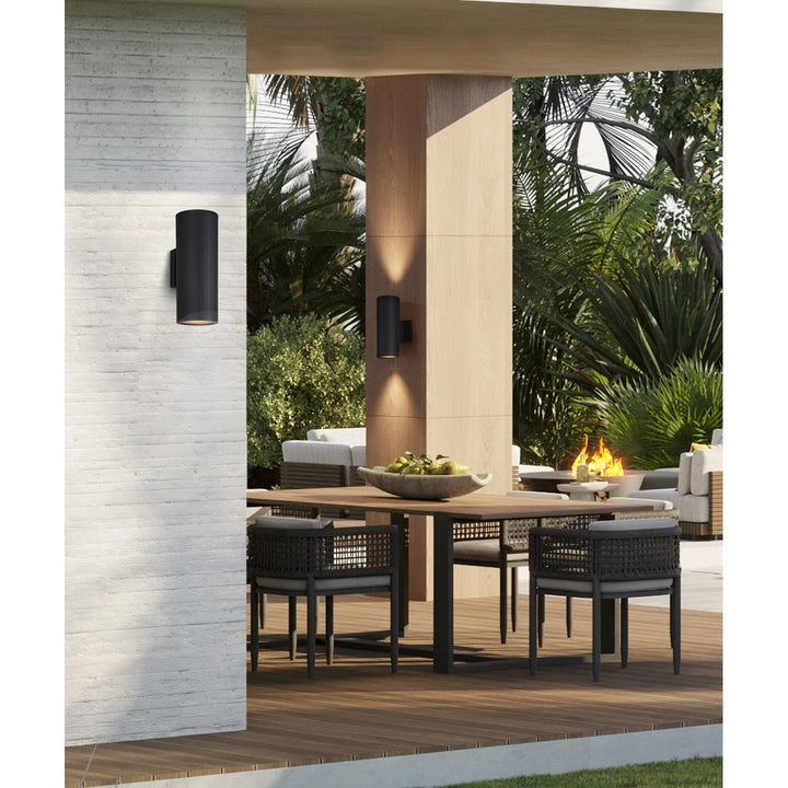 Outdoor Lantern In Black Finish