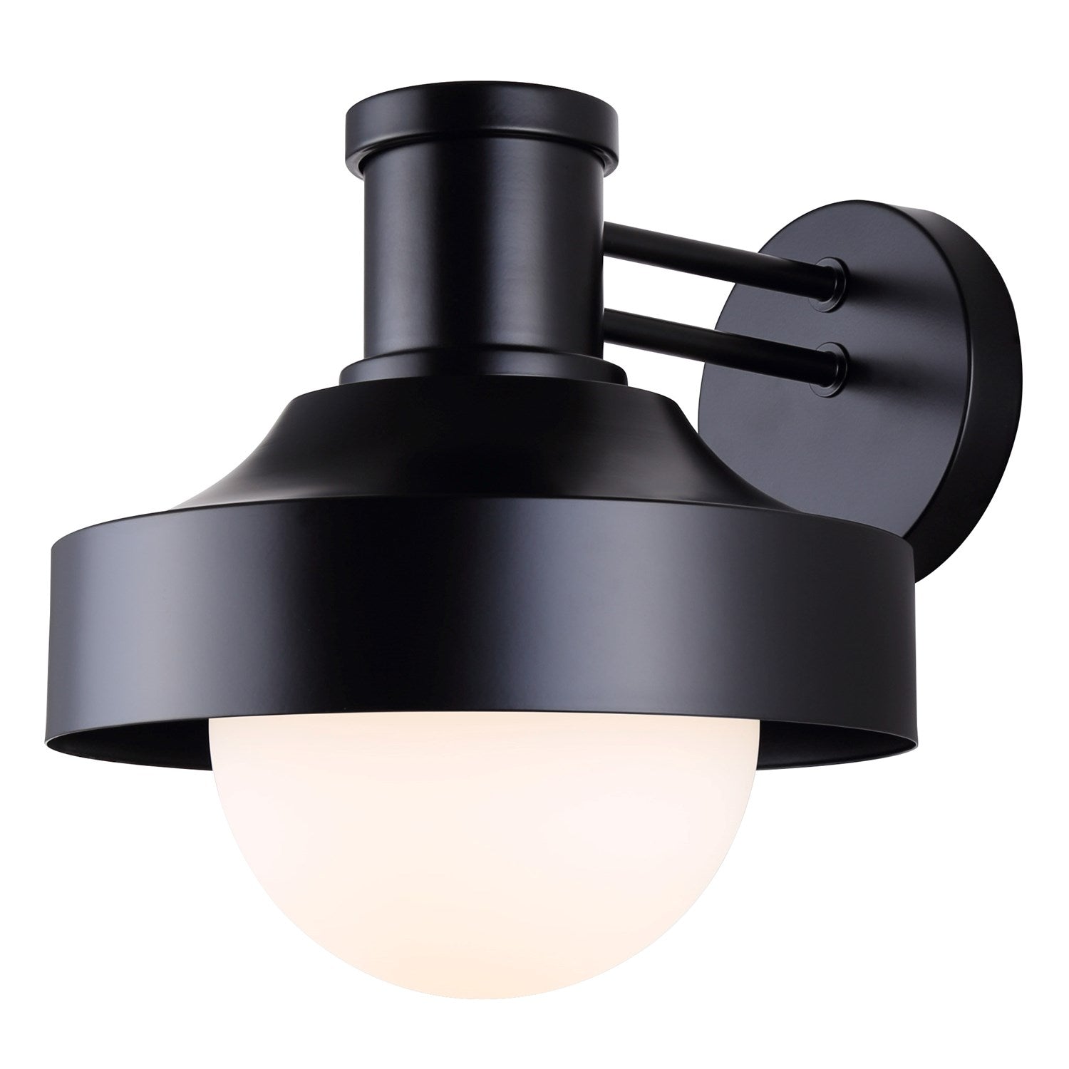 Outdoor Lantern In Black Finish by Canarm