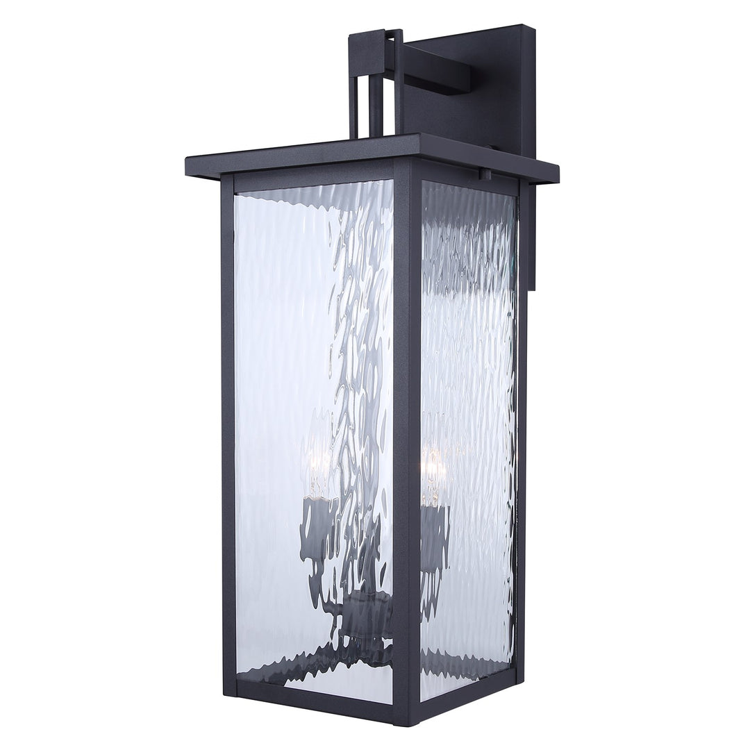 Outdoor Lantern In Black Finish by Canarm