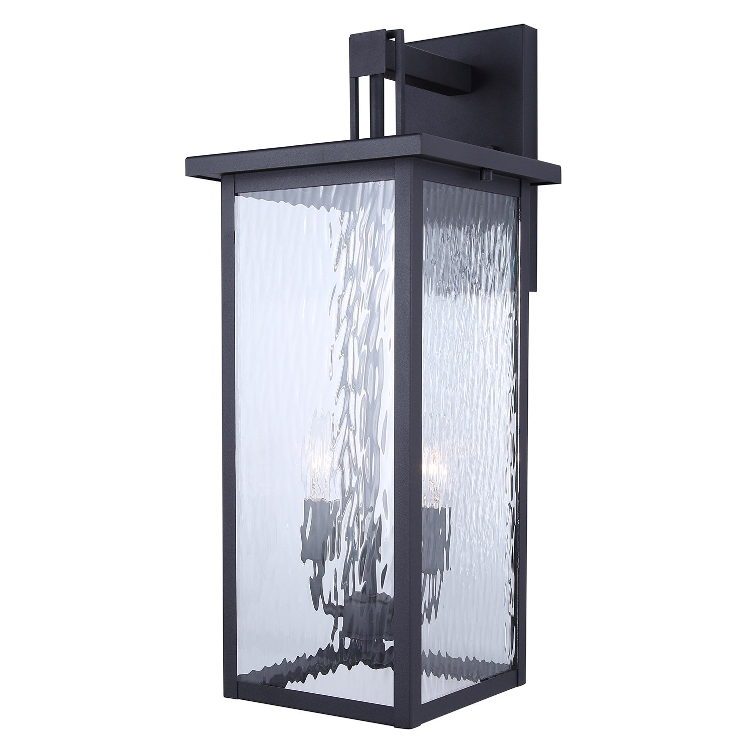 Outdoor Lantern In Black Finish by Canarm