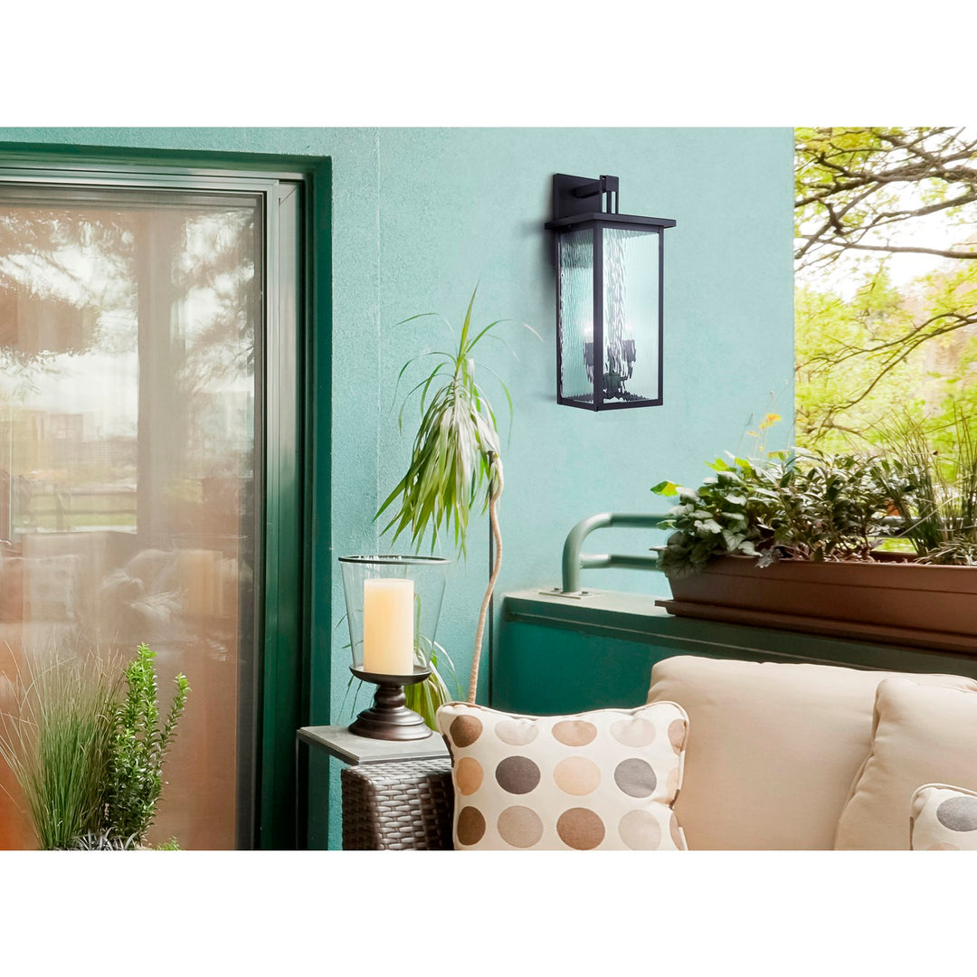 Outdoor Lantern In Black Finish