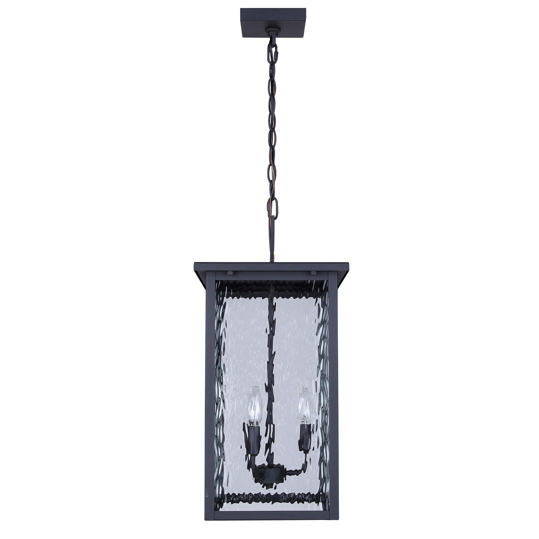 Outdoor Pendant In Black Finish