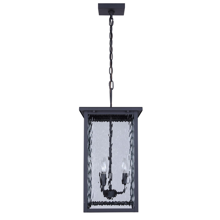 Outdoor Pendant In Black Finish