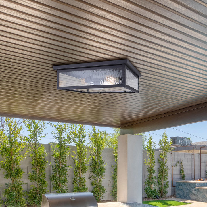 Flush Mount In Black Finish