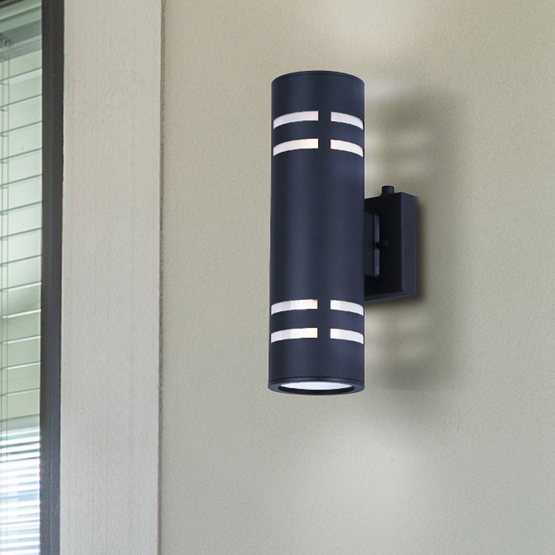 Outdoor Lantern In Black Finish