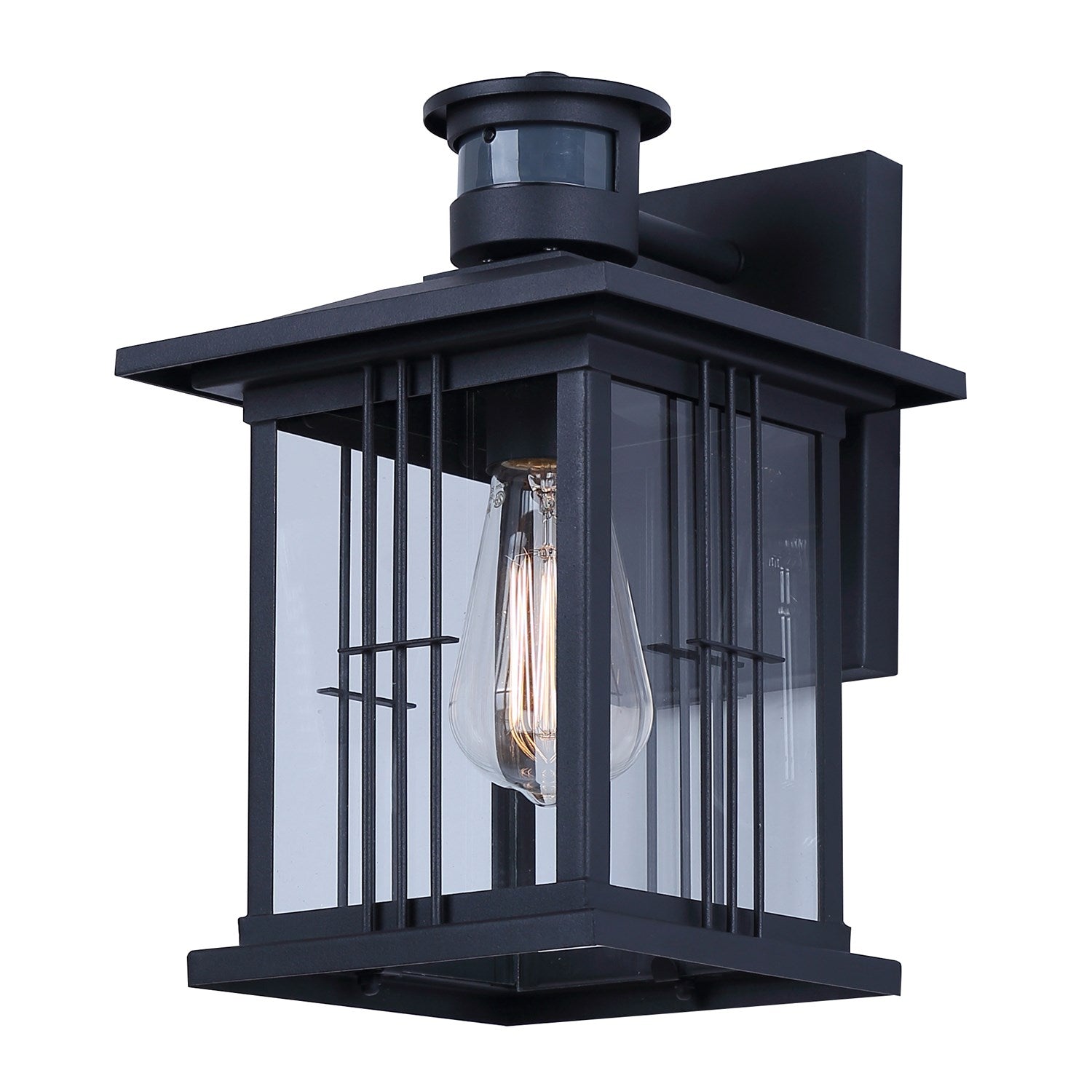 Outdoor Lantern In Black Finish by Canarm