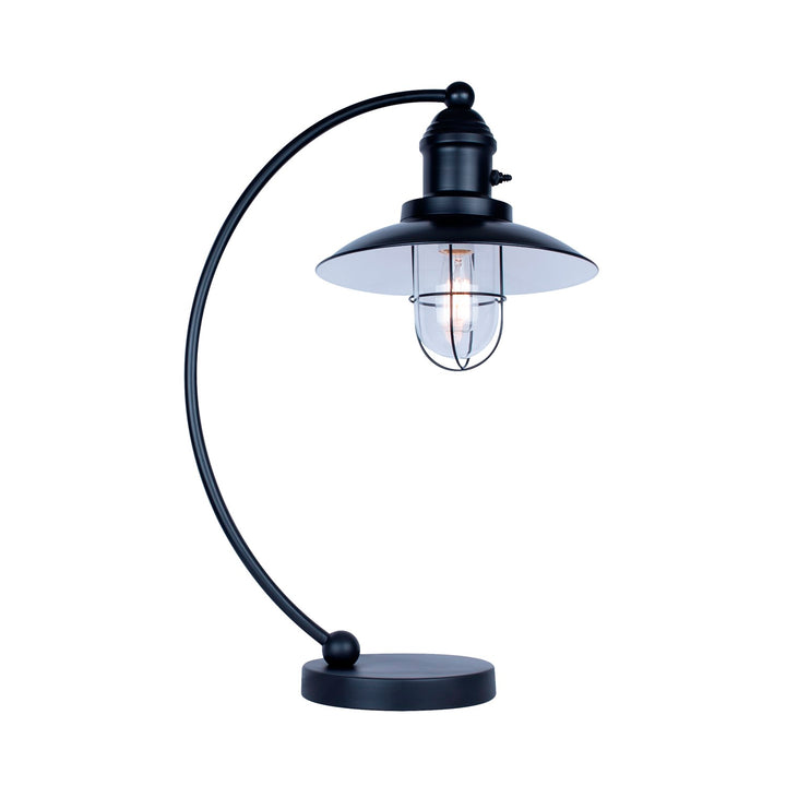 Outdoor Lantern In Matte Black Finish by Canarm
