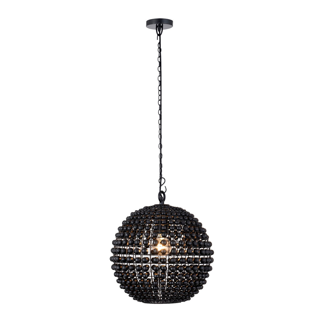 Pendant In Matte Black Finish by Canarm