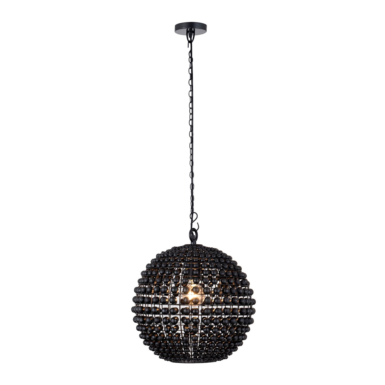 Pendant In Matte Black Finish by Canarm