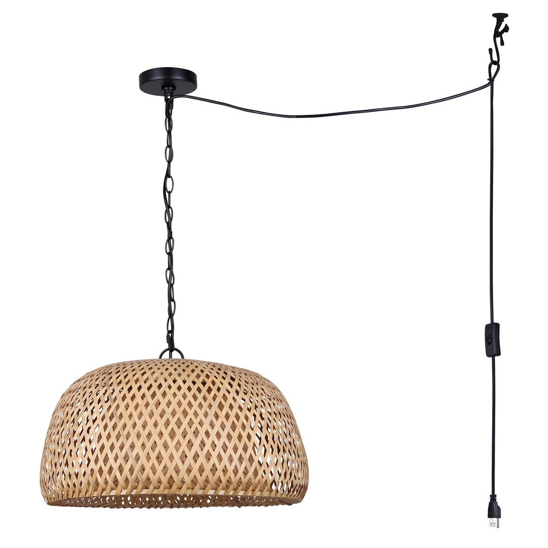 Pendant In Black Finish by Canarm