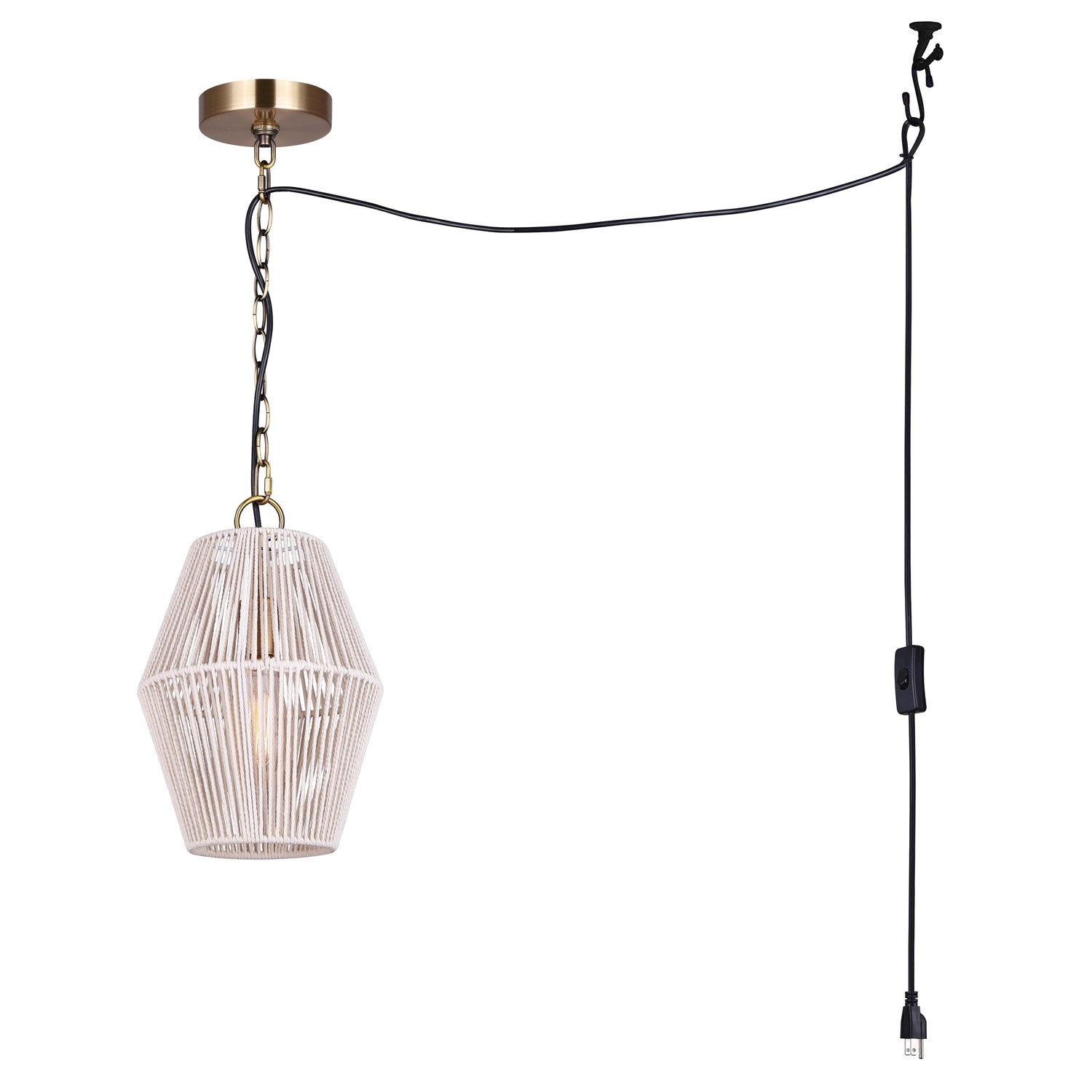Pendant In Gold Finish by Canarm