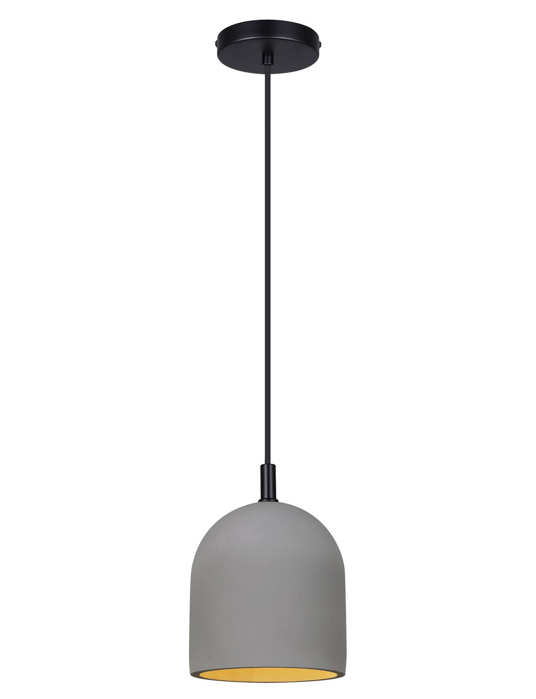 Pendant In Matte Black Finish by Canarm