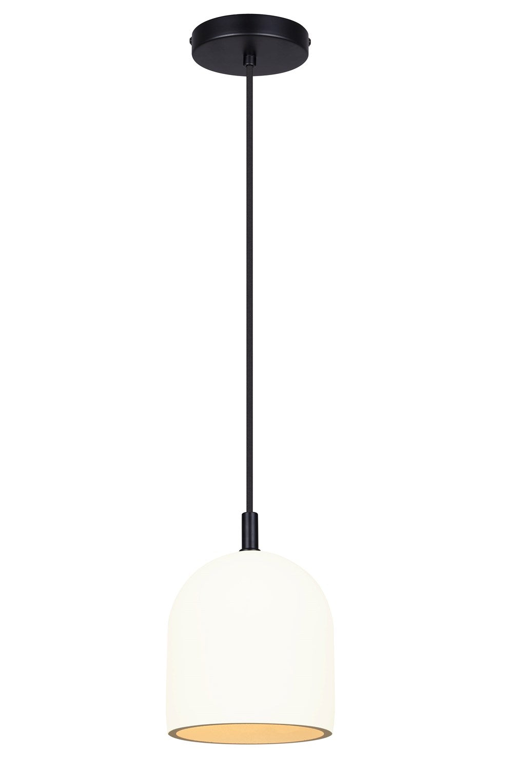 Pendant In Matte Black Finish by Canarm