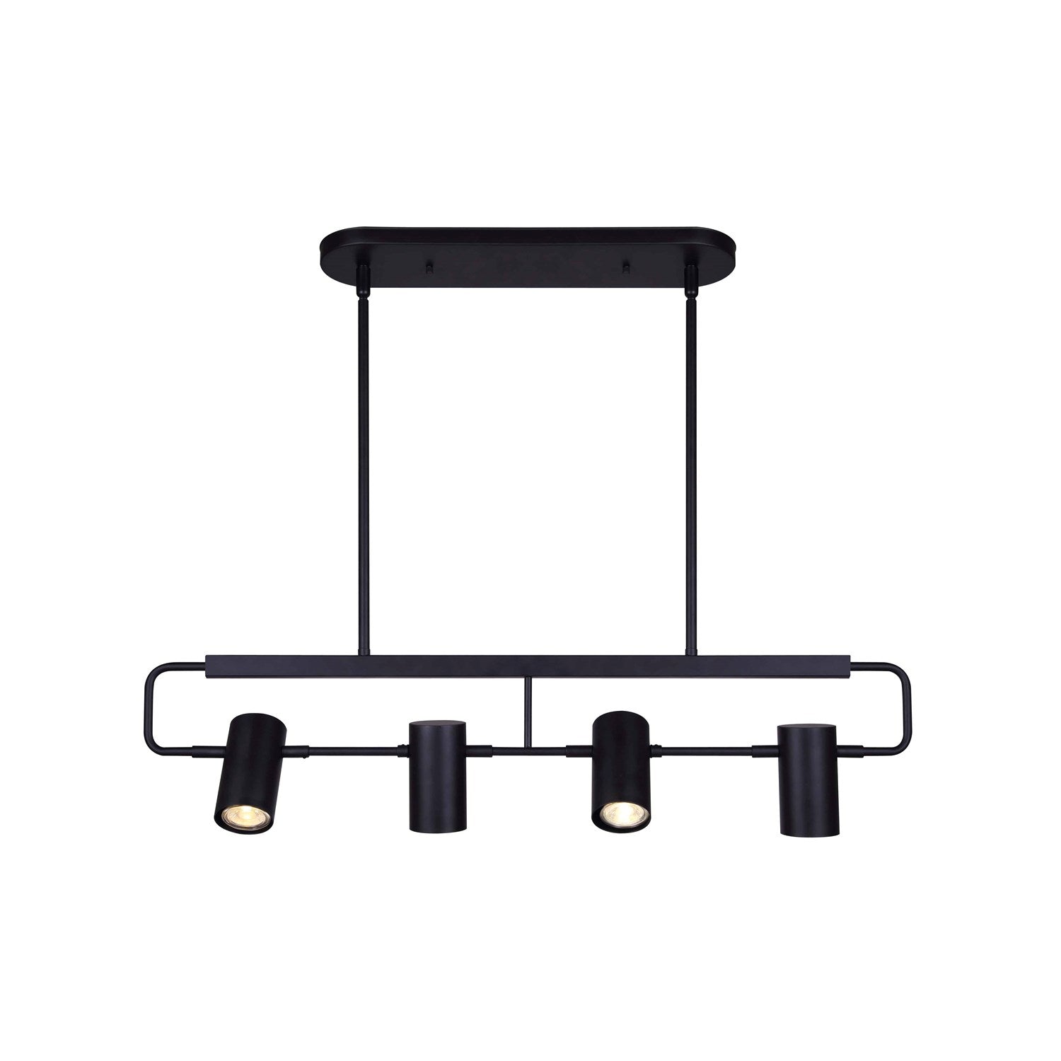 Track Lighting In Black Finish by Canarm