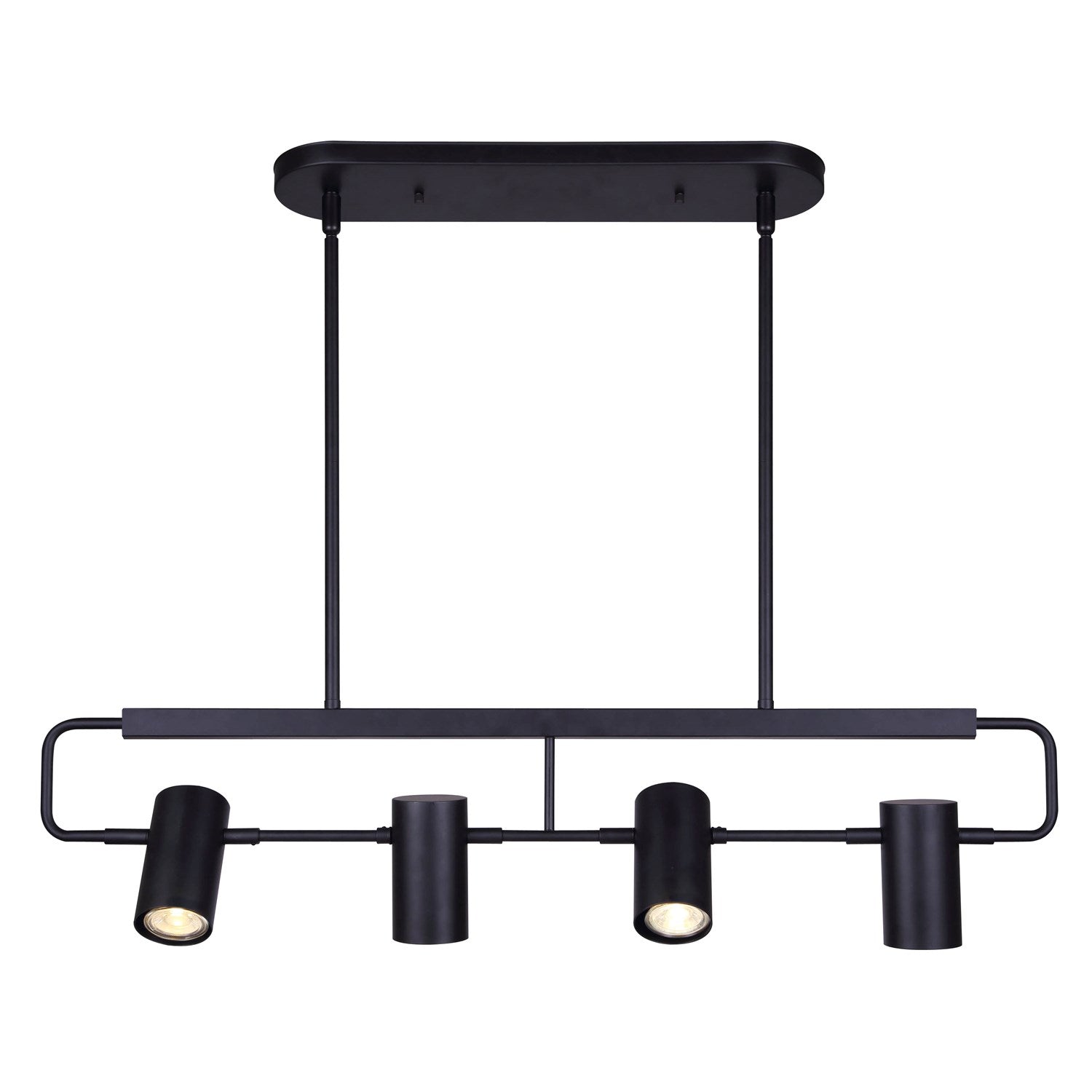 Track Lighting In Black Finish