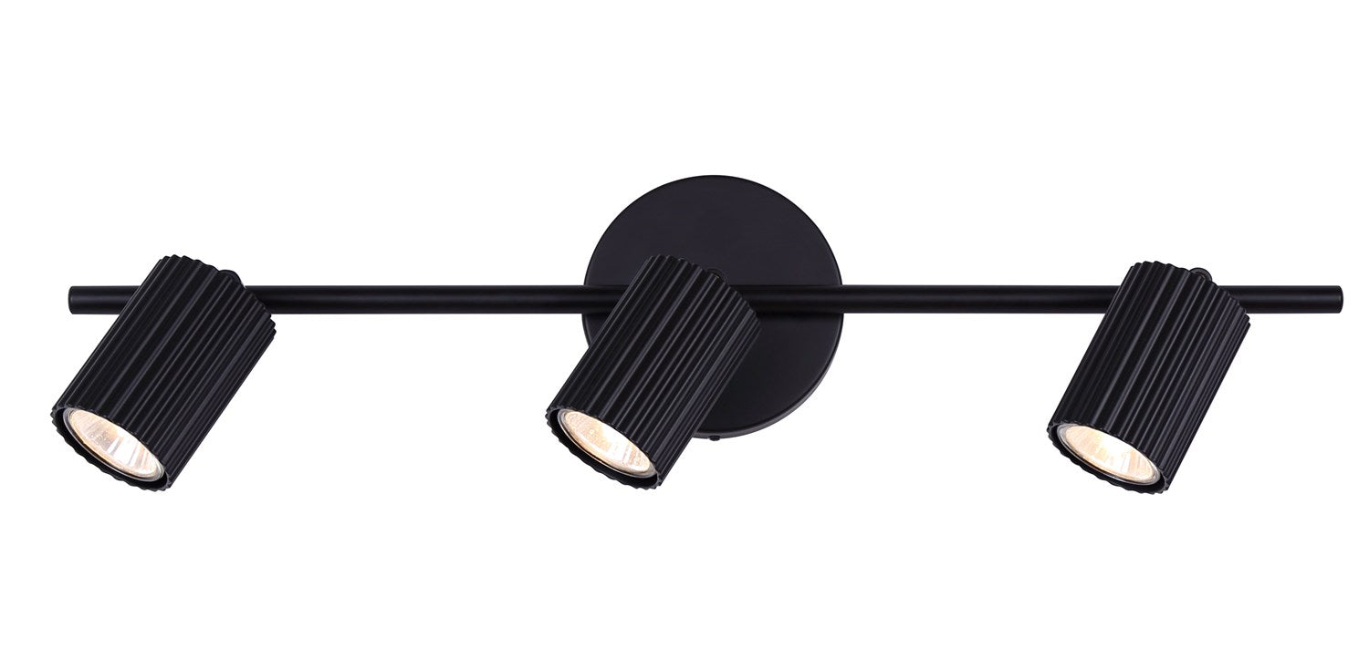 Track Lighting In Black Finish by Canarm