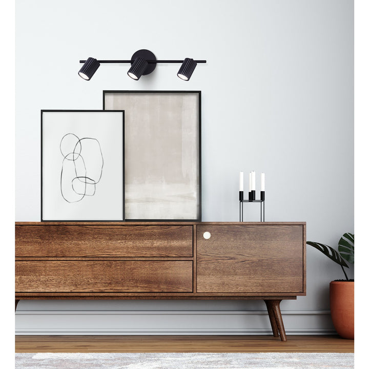 Track Lighting In Black Finish