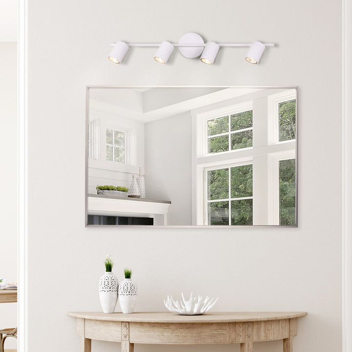Track Lighting In White Finish