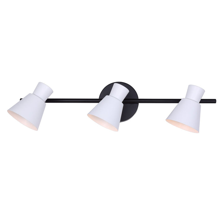 Track Lighting In Black/White Finish by Canarm