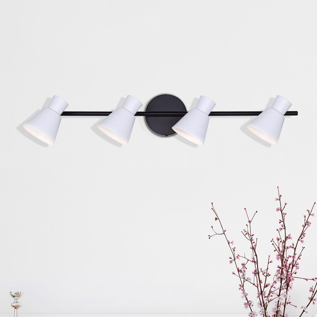 Track Lighting In White Finish