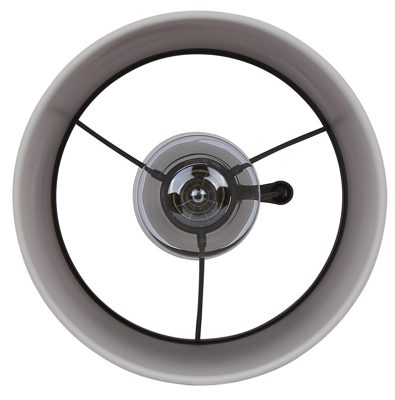 Table Lamp In Grey Finish