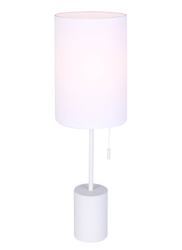 Table Lamp In White Finish by Canarm