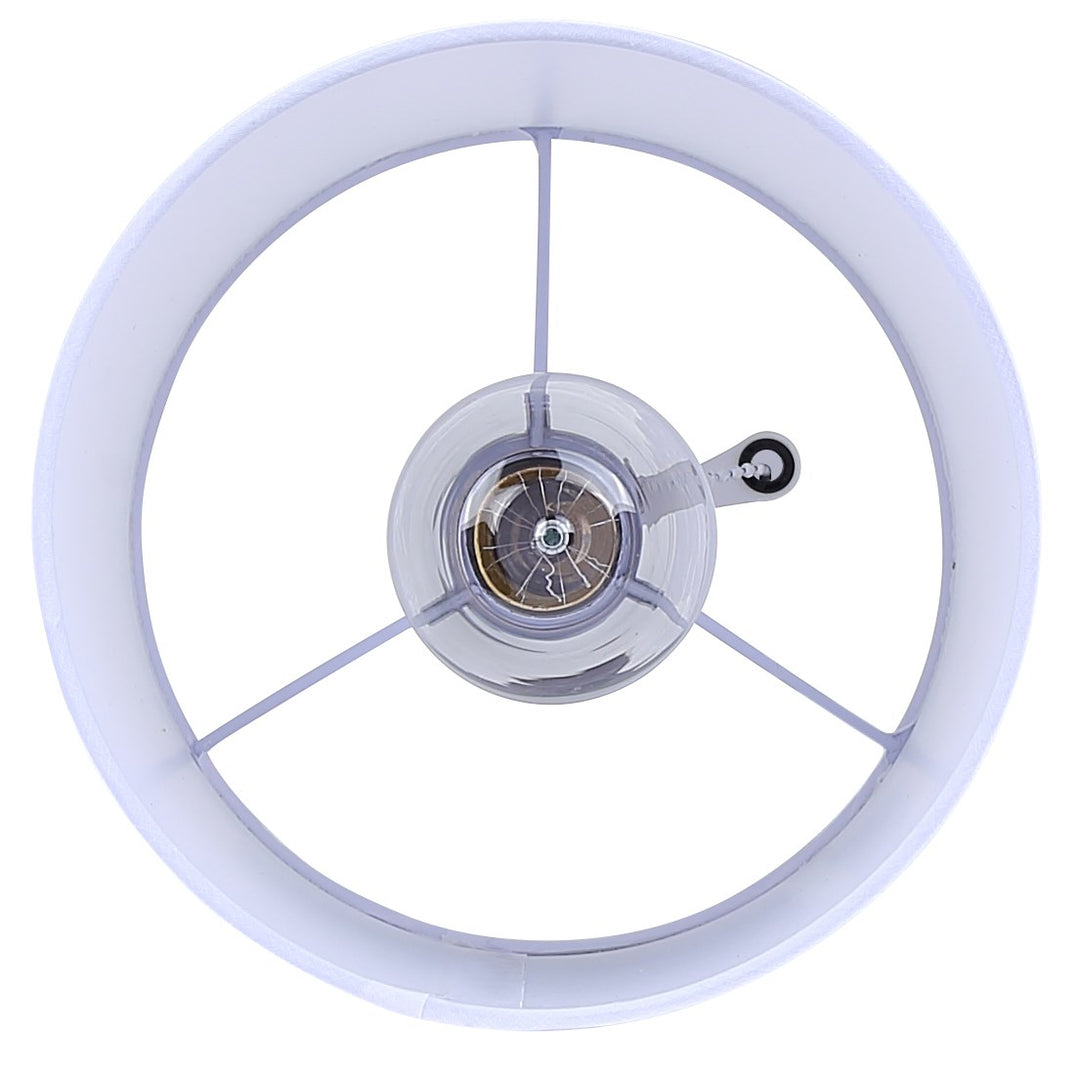 Table Lamp In White Finish