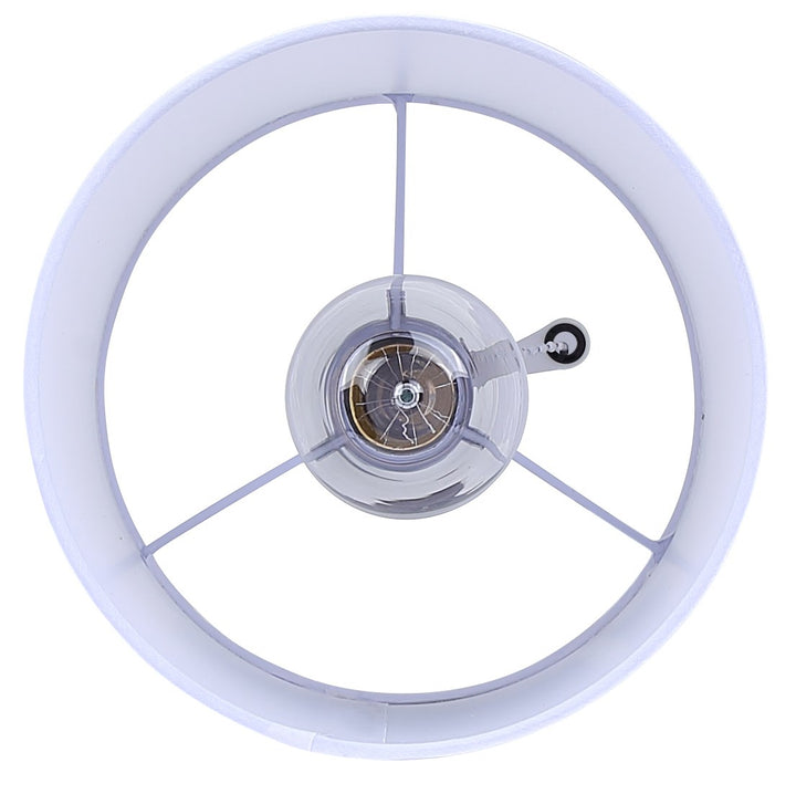 Table Lamp In White Finish