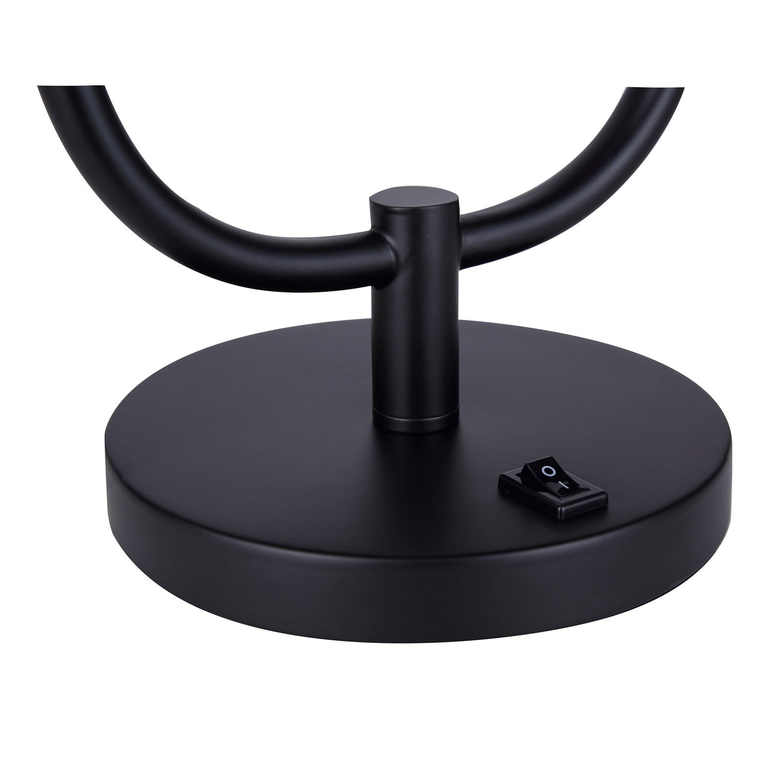 Table Lamp In Matte Black Finish