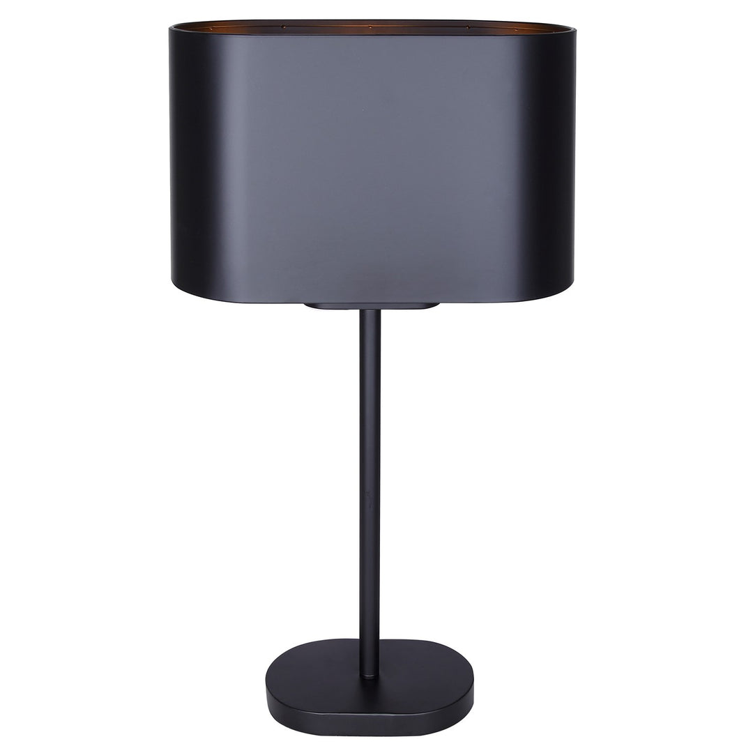 Table Lamp In Matte Black Finish by Canarm