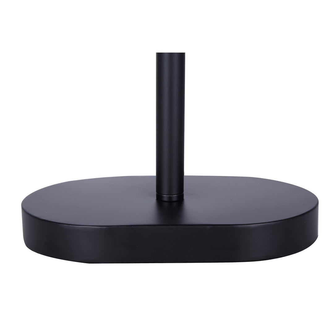 Table Lamp In Matte Black Finish