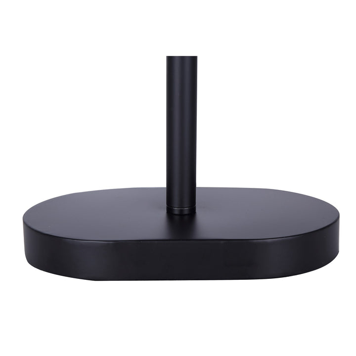 Table Lamp In Matte Black Finish