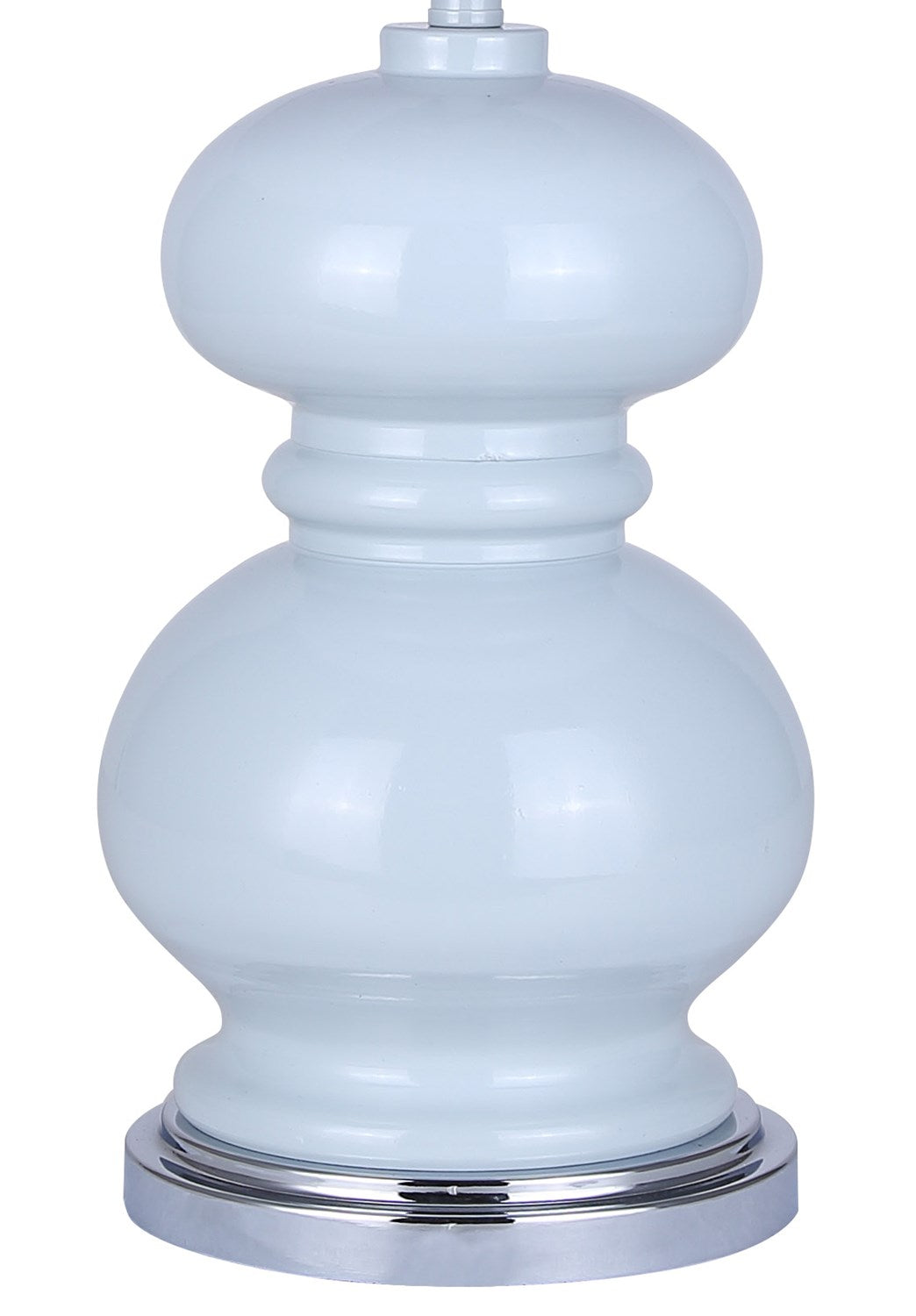 Table Lamp In Light Blue Finish