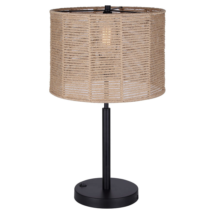 Table Lamp In Matte Black Finish by Canarm