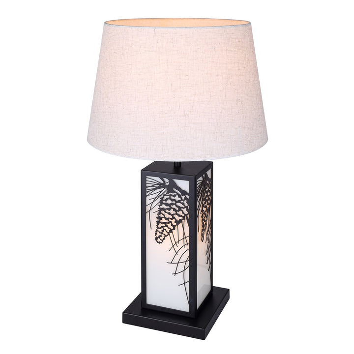 Table Lamp In Matte Black Finish by Canarm