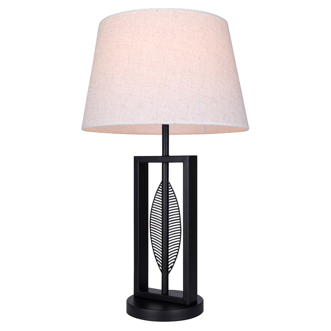 Table Lamp In Matte Black Finish by Canarm