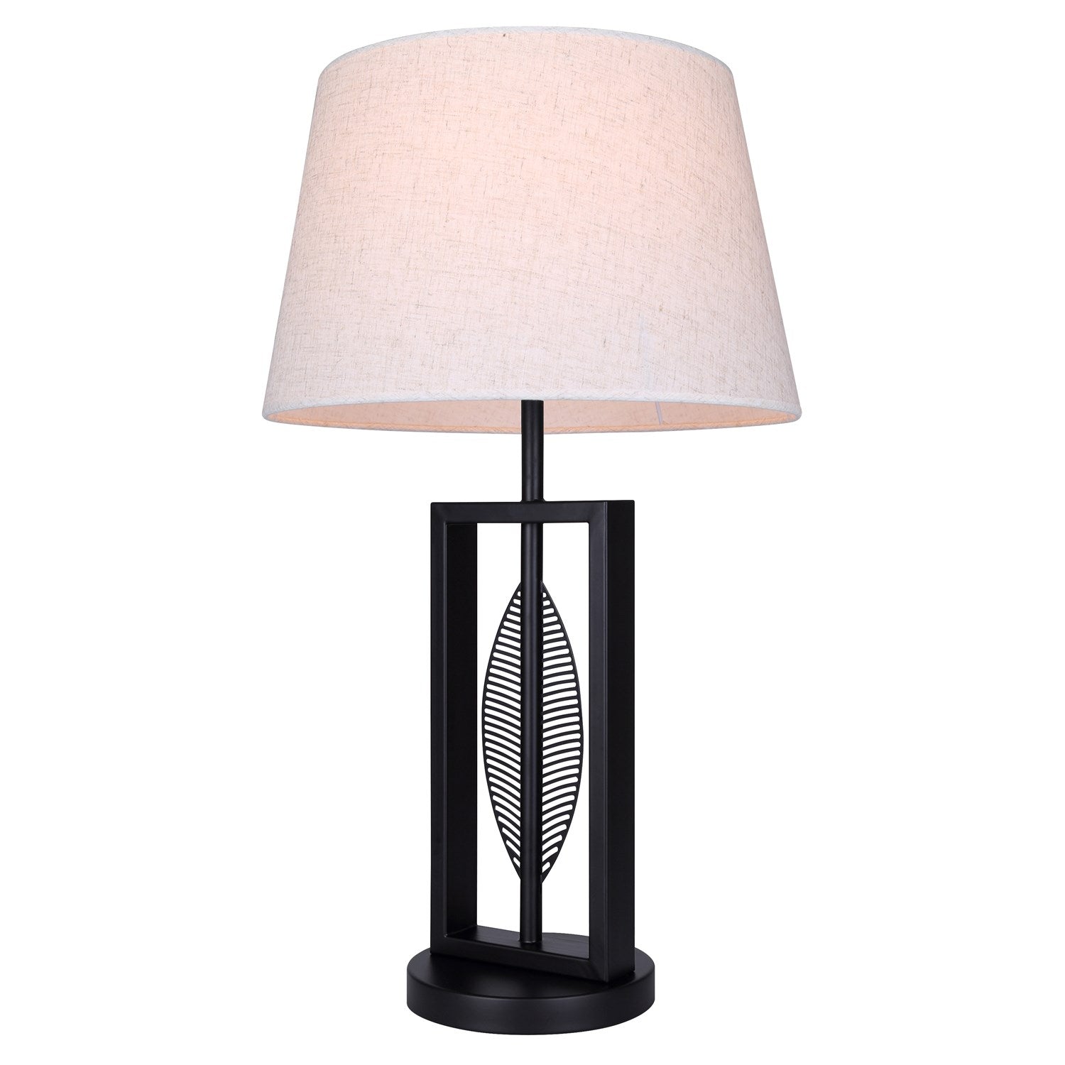 Table Lamp In Matte Black Finish by Canarm