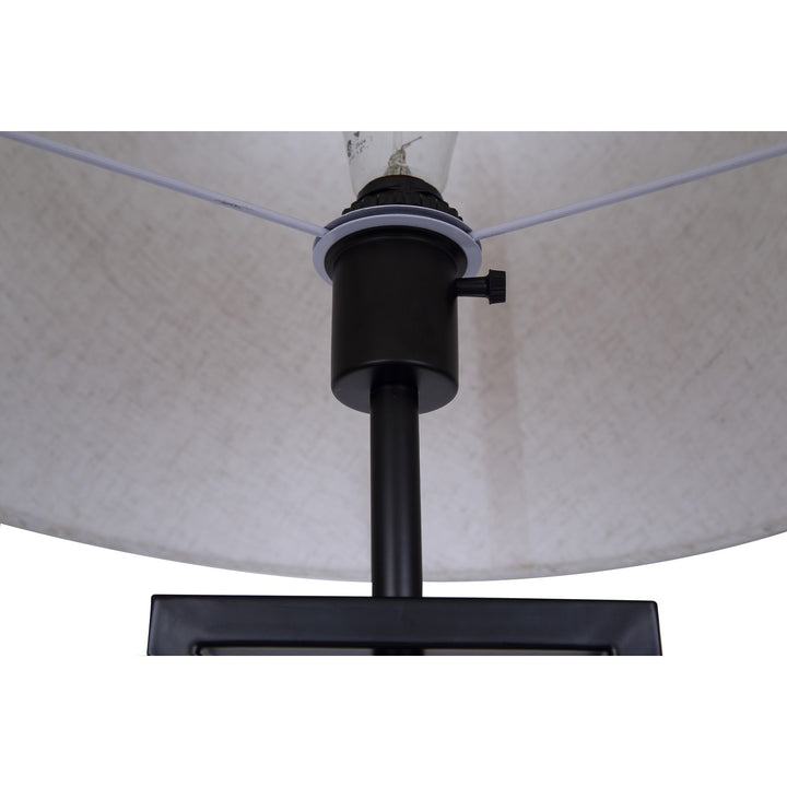 Table Lamp In Matte Black Finish