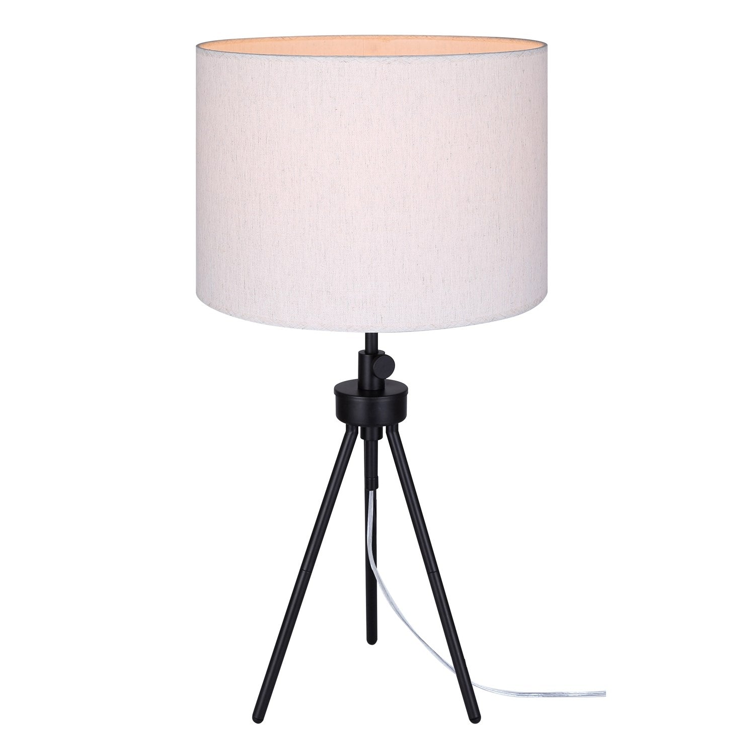Table Lamp In Matte Black Finish by Canarm