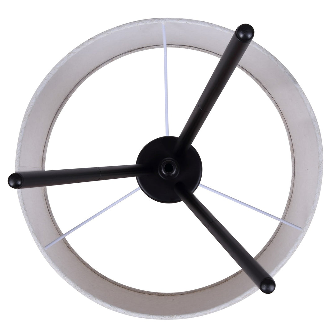Table Lamp In Matte Black Finish