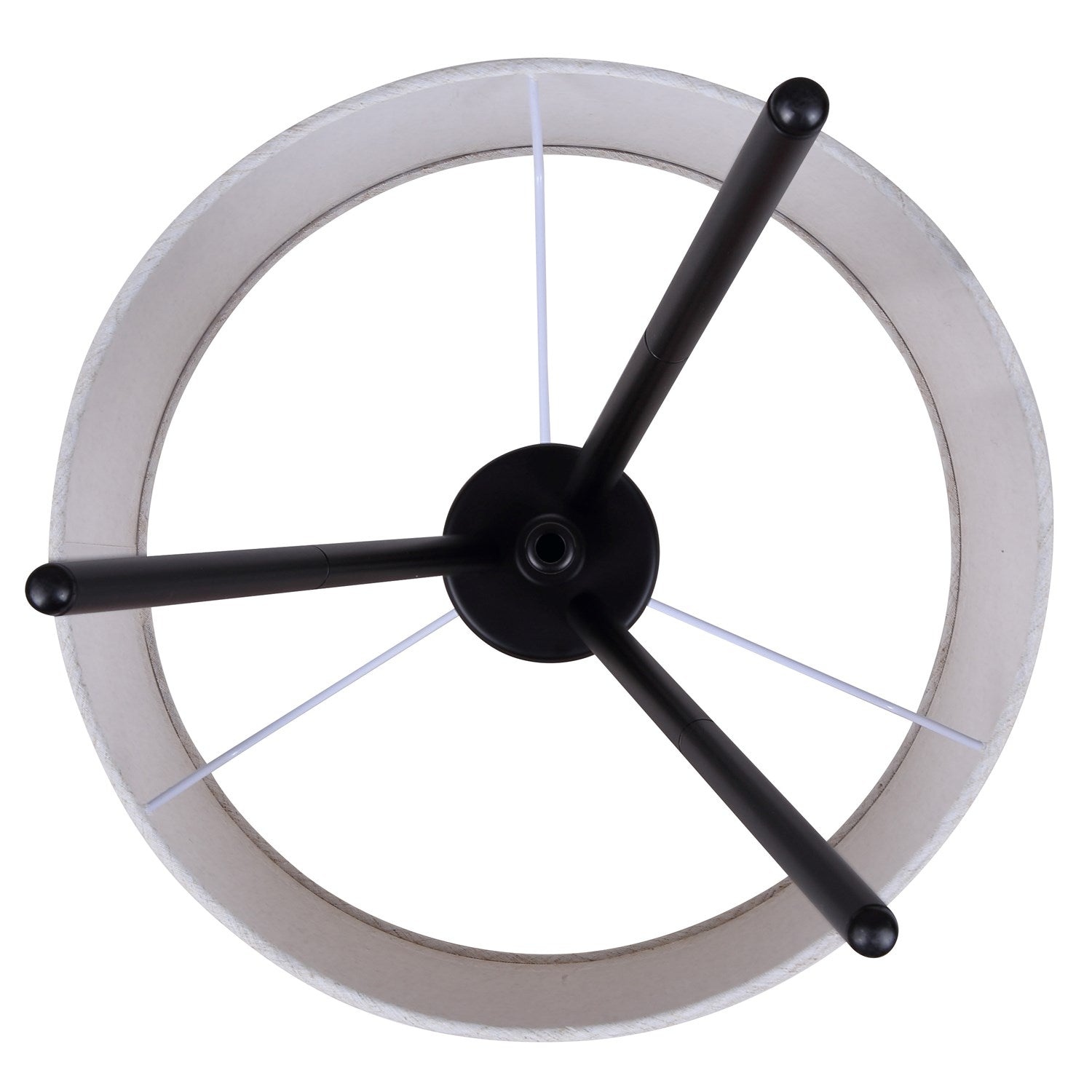 Table Lamp In Matte Black Finish