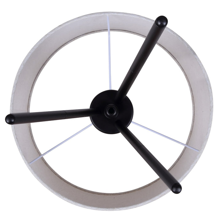Table Lamp In Matte Black Finish