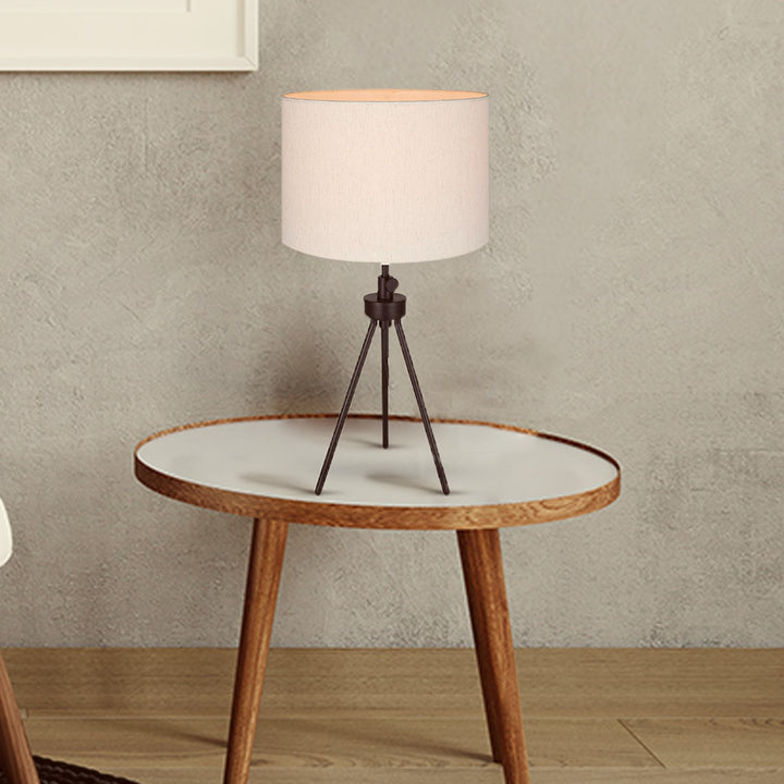 Table Lamp In Matte Black Finish