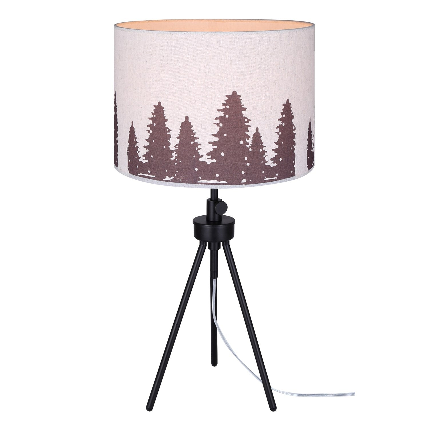 Table Lamp In Matte Black Finish by Canarm
