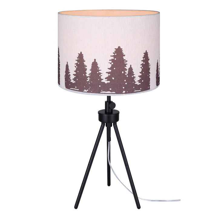 Table Lamp In Matte Black Finish by Canarm