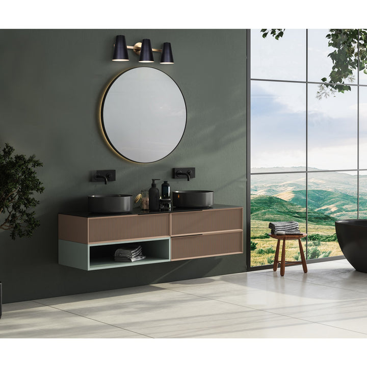 Vanity In Gold Finish