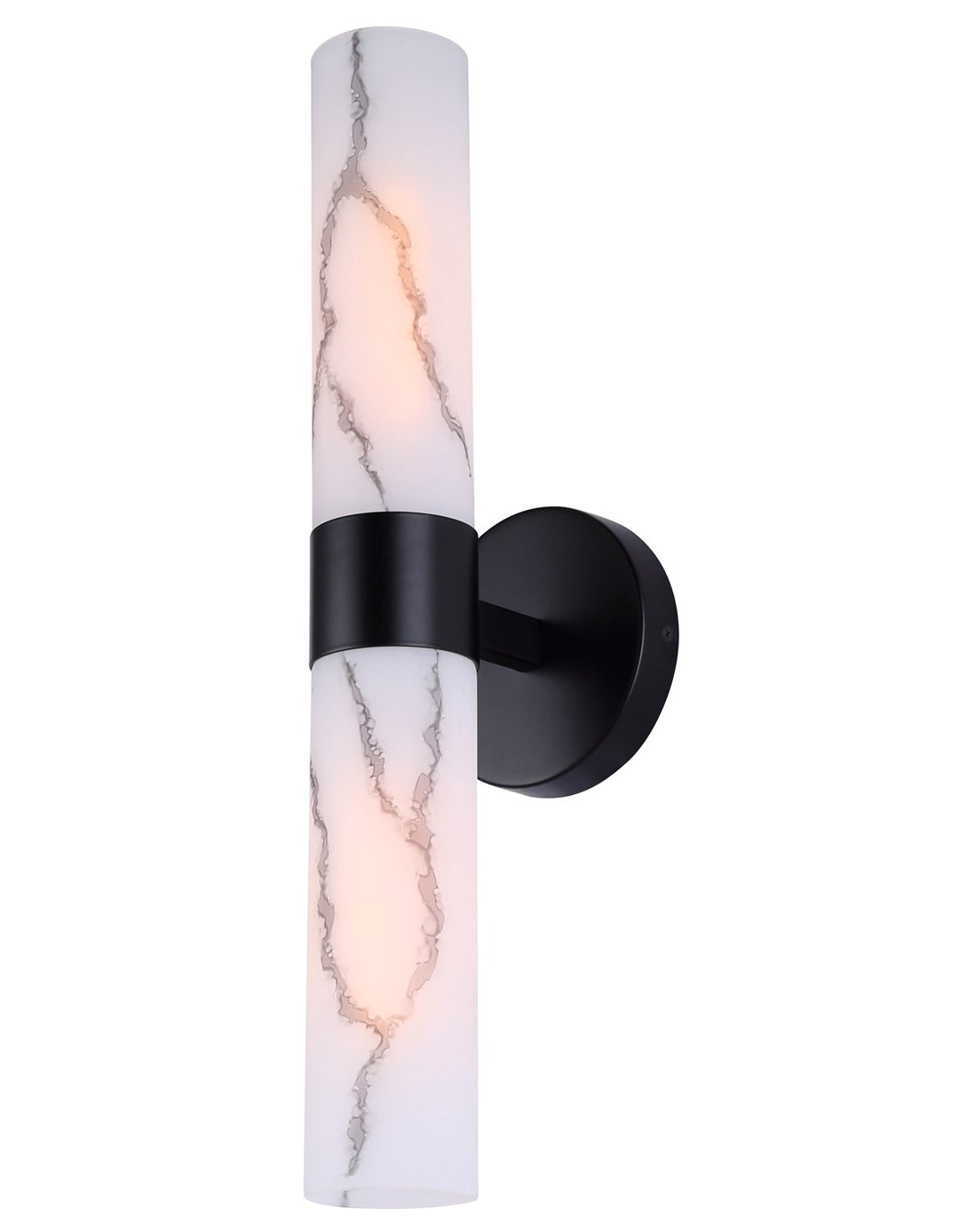 Wall Light In Black Finish by Canarm